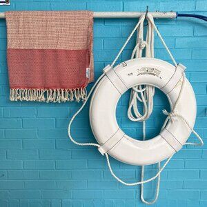 Salt Rag Beach Towel - "Red Captain Rag" [Sand Free Turkish Beach Towel]